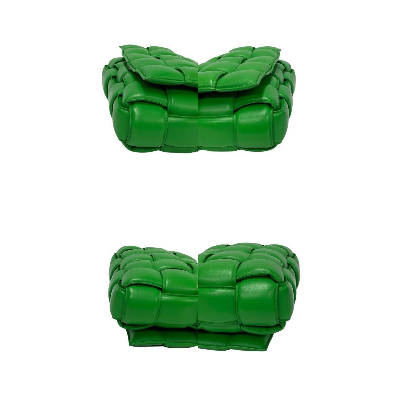 Bottega Veneta Bottega Veneta Shoulder Bag Green Leather Size ONE SIZE - 7 Thumbnail