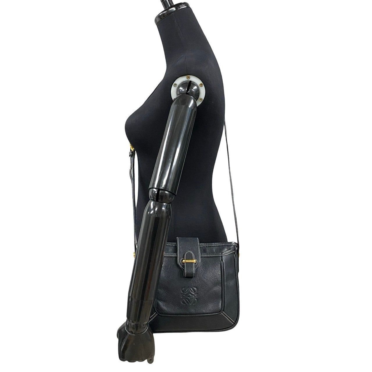 Loewe Loewe Shoulder Bag Blue Leather Size ONE SIZE - 2 Thumbnail
