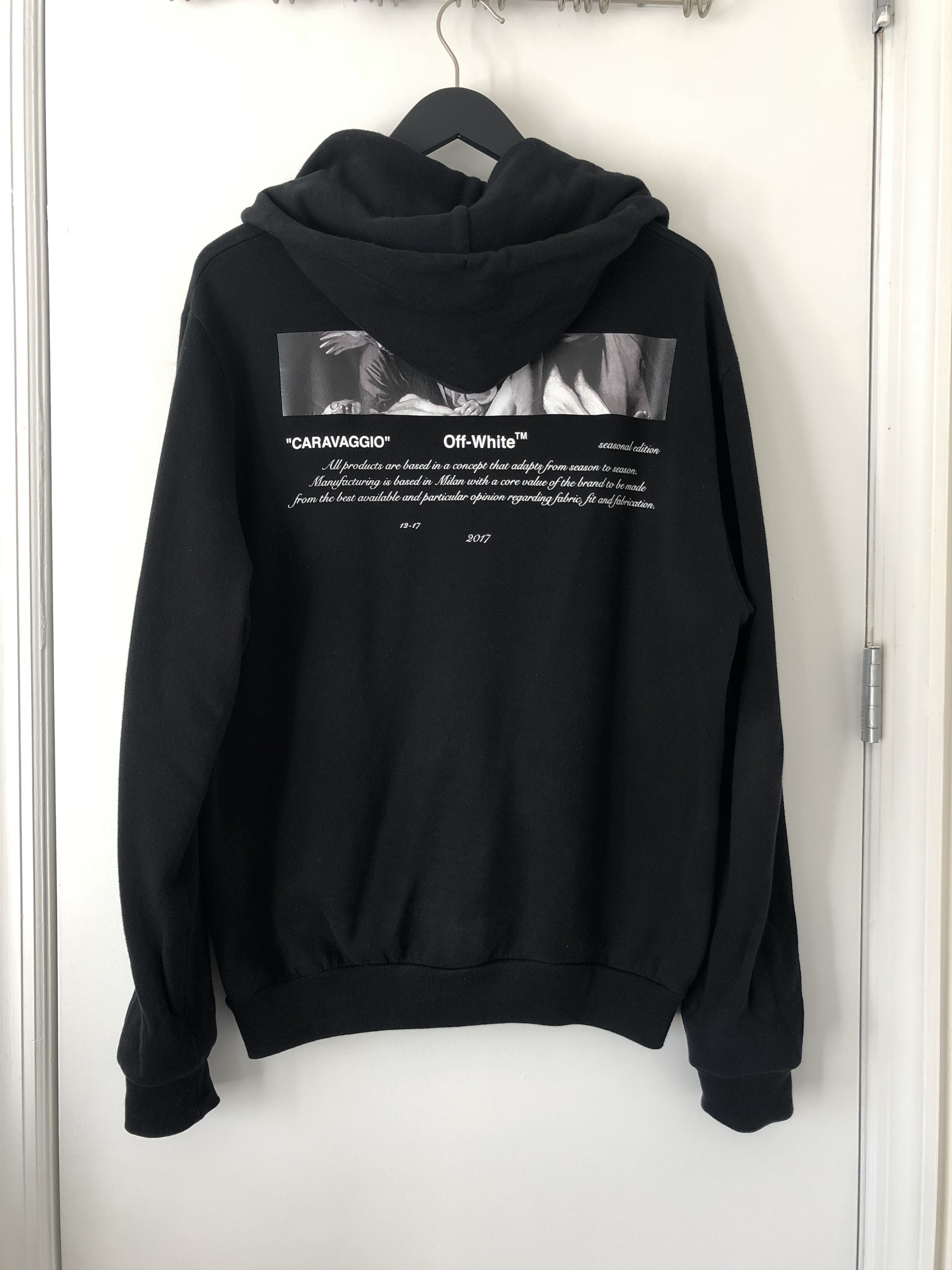 Off white 02 caravaggio hoodie on sale