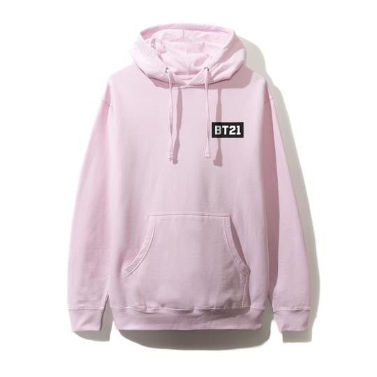 Anti Social Social Club ASSC X BT21 BTS Peekaboo Pink Hoodie Small Grailed