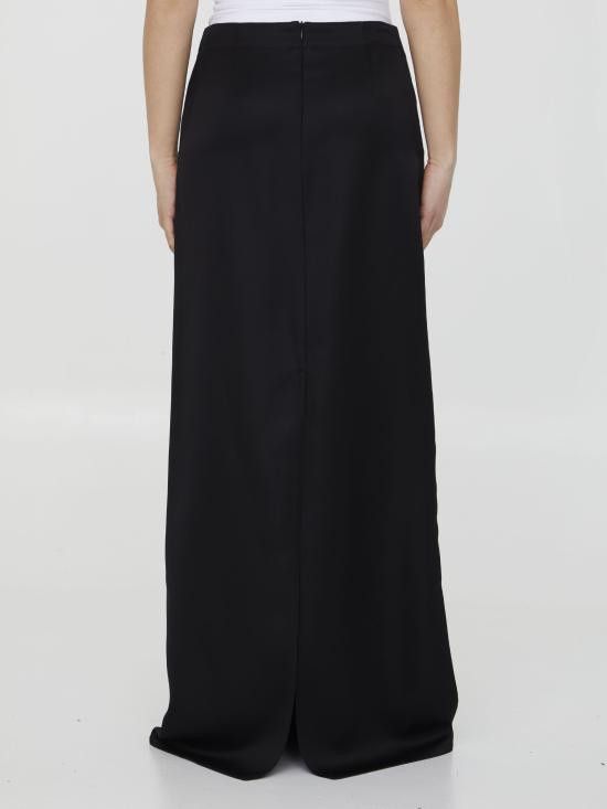Bottega Veneta BOTTEGA VENETA Women Skirts 729747 BLACK Size 28" / US 6 / IT 42 - 4 Thumbnail