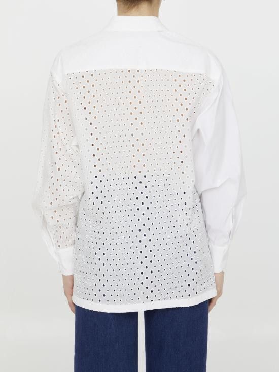 Kenzo KENZO Women Shirts FD52CH078 WHITE Size XS / US 0-2 / IT 36-38 - 4 Thumbnail