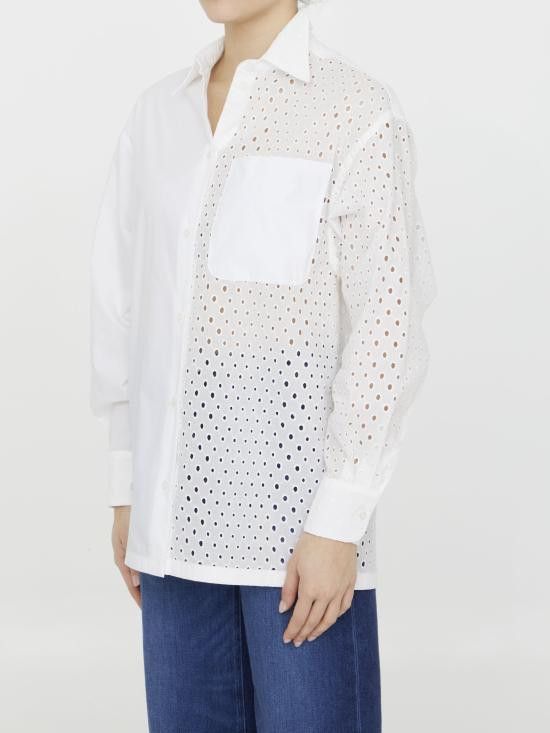 Kenzo KENZO Women Shirts FD52CH078 WHITE Size XS / US 0-2 / IT 36-38 - 2 Thumbnail