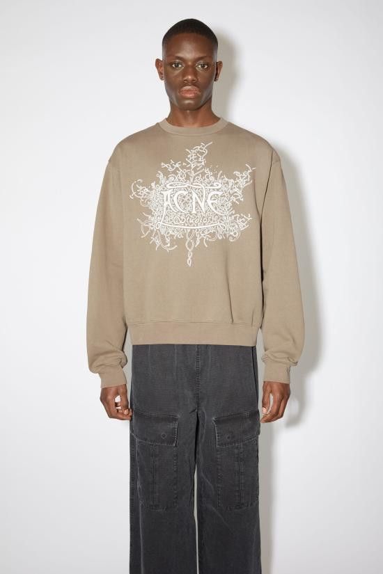 Acne Studios ACNE STUDIOS Women Hoodies BI0185 CQL Beige Size M / US 6-8 / IT 42-44 - 4 Thumbnail