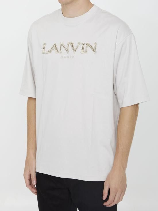 Lanvin LANVIN Men T-Shirts RM TS9026 J029 A23 BEIGE Size US M / EU 48-50 / 2 - 2 Thumbnail