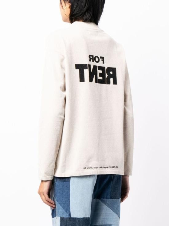 ERL ERL Women Sweater ERL07N026 1 White Size L / US 10 / IT 46 - 2 Thumbnail