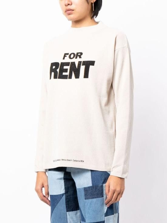 ERL ERL Women Sweater ERL07N026 1 White Size M / US 6-8 / IT 42-44 - 3 Thumbnail