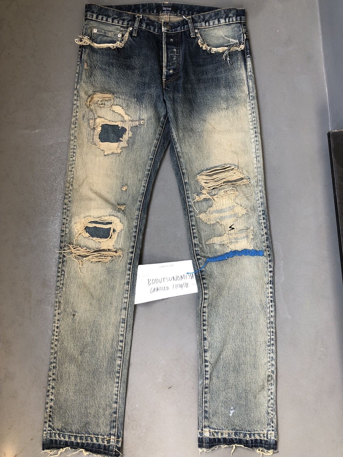 image of Undercover 68 Denim Size 4 in Blue, Men's