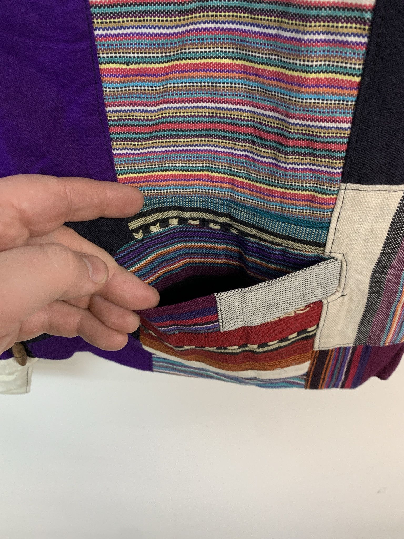 Other Vintage Nepalese Hand Made 1980s Vest Cut and Sew Pattern Size S Size US S / EU 44-46 / 1 - 3 Thumbnail
