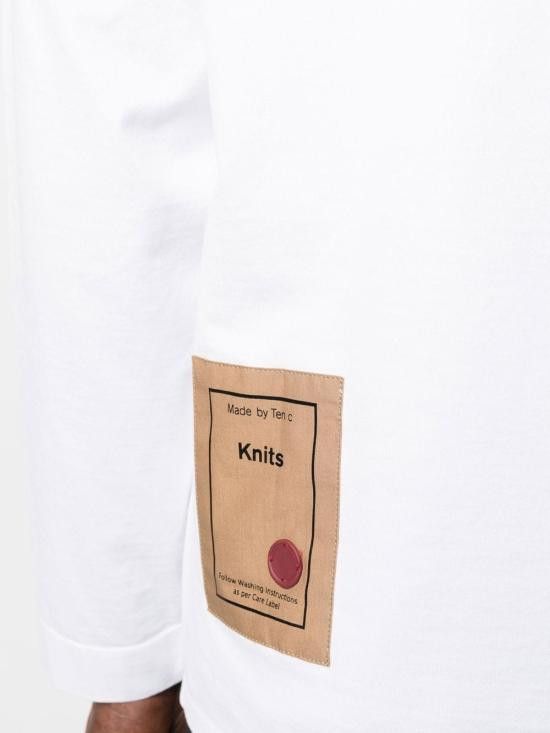Ten C TEN C Men T-Shirts 23CTCUH04110 A06460100 White Size US M / EU 48-50 / 2 - 2 Thumbnail