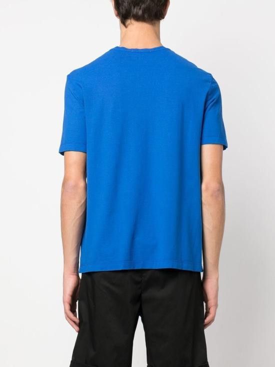 Drumohr DRUMOHR Men T-Shirts DTJ100B 760 Blue Size US XL / EU 56 / 4 - 4 Thumbnail