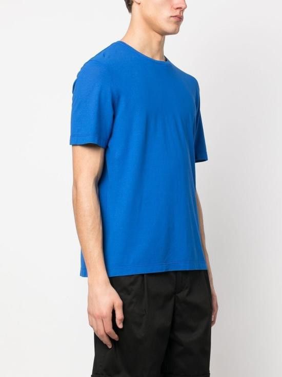 Drumohr DRUMOHR Men T-Shirts DTJ100B 760 Blue Size US XL / EU 56 / 4 - 2 Thumbnail
