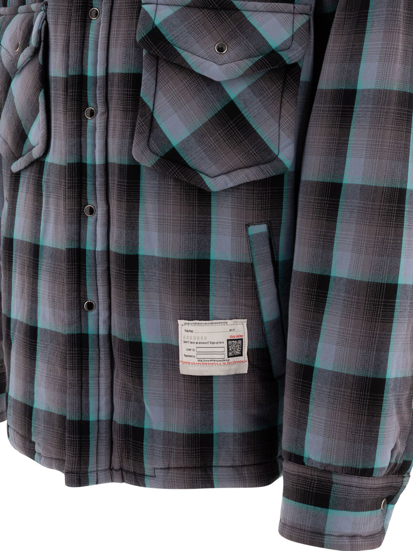 Maison MIHARA YASUHIRO Padded Check Overshirt Size US L / EU 52-54 / 3 - 4 Thumbnail