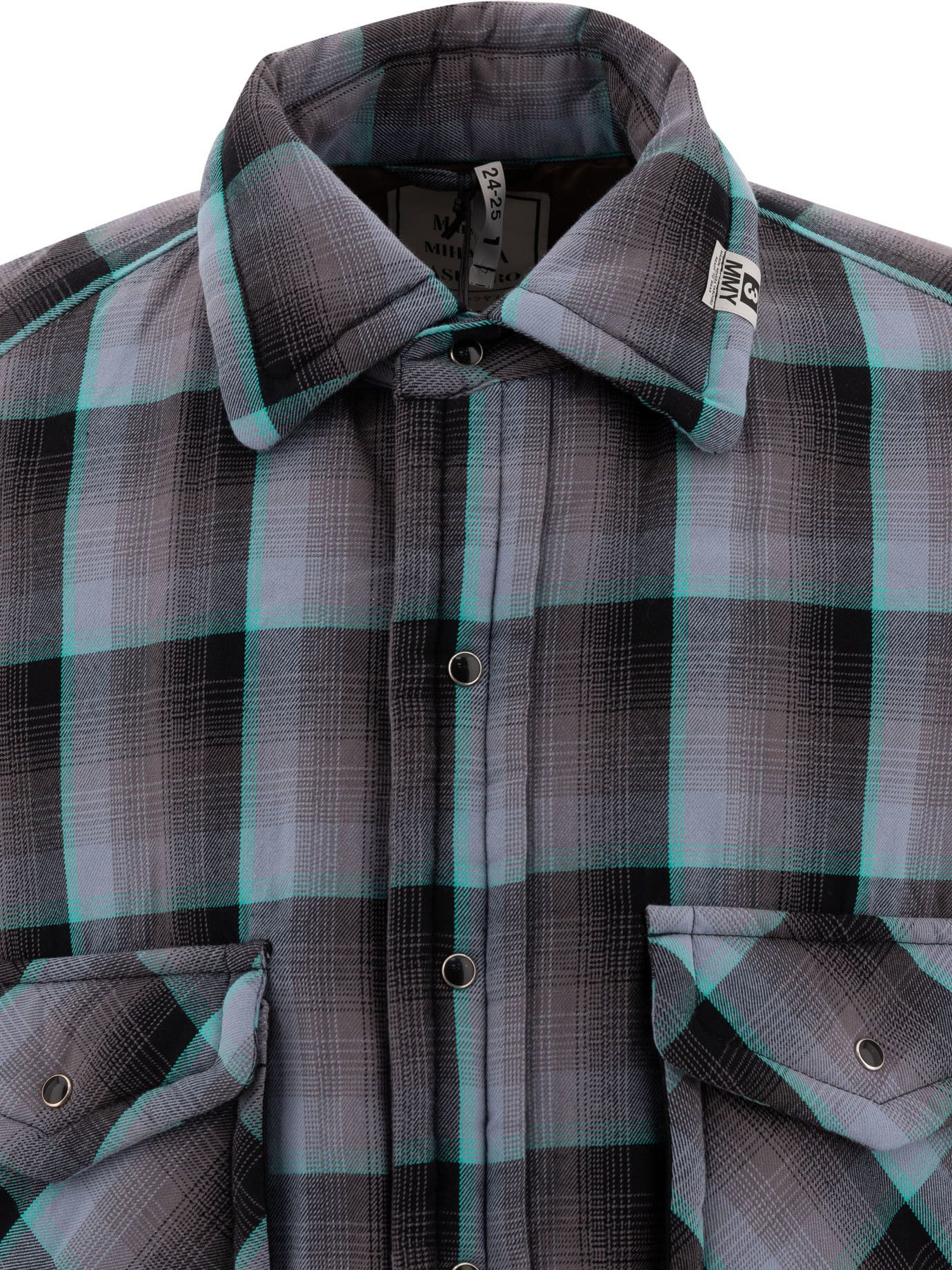 Maison MIHARA YASUHIRO Padded Check Overshirt Size US L / EU 52-54 / 3 - 3 Thumbnail
