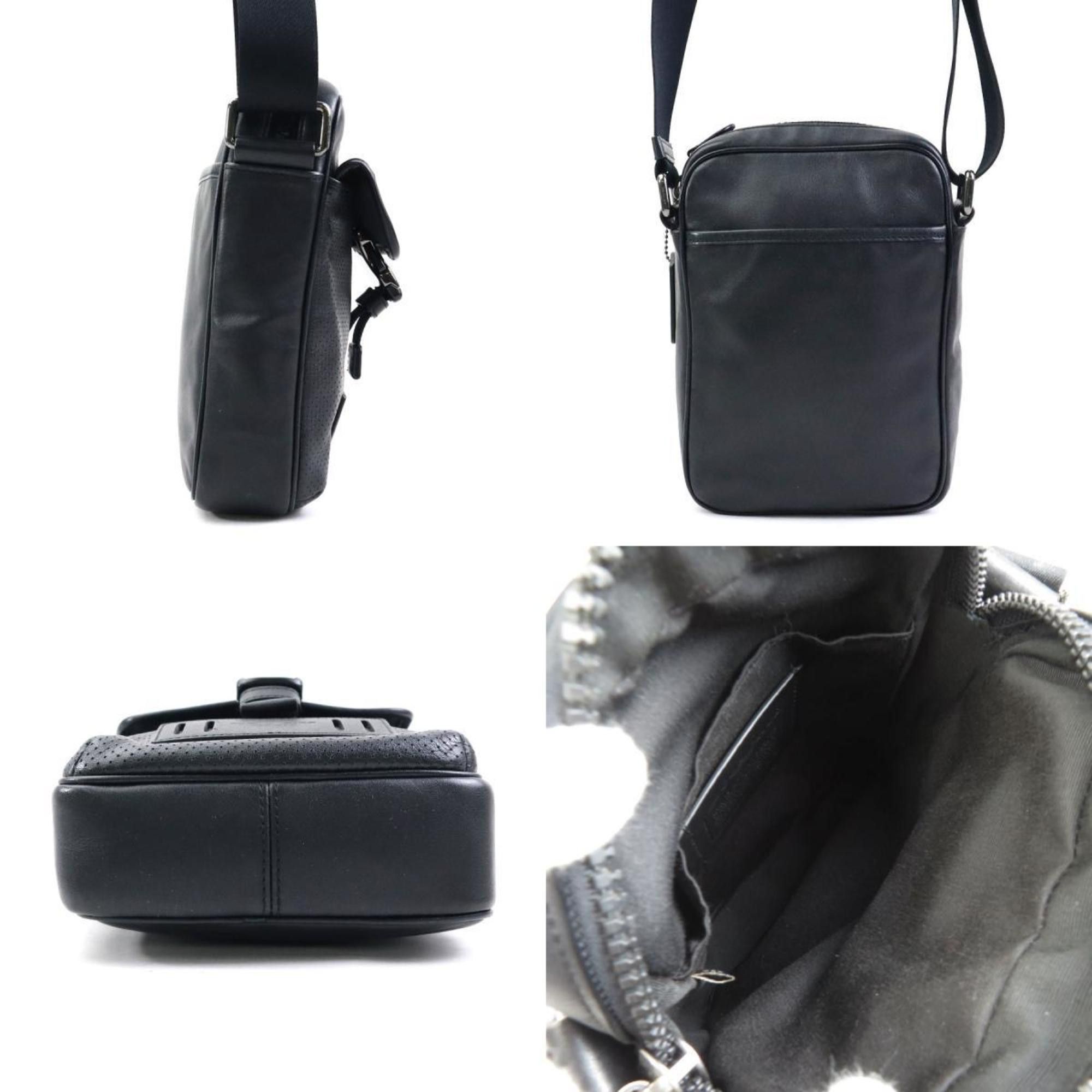 Coach Coach shoulder bag leather black men's h30722k Size ONE SIZE - 2 Thumbnail