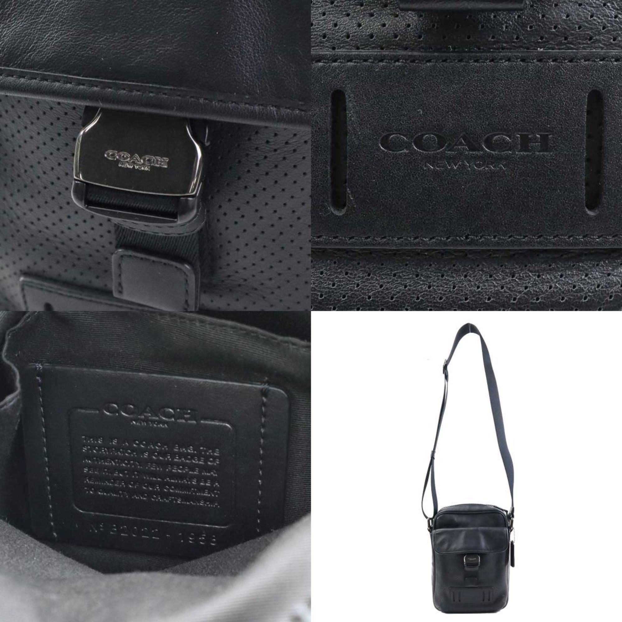 Coach Coach shoulder bag leather black men's h30722k Size ONE SIZE - 5 Thumbnail