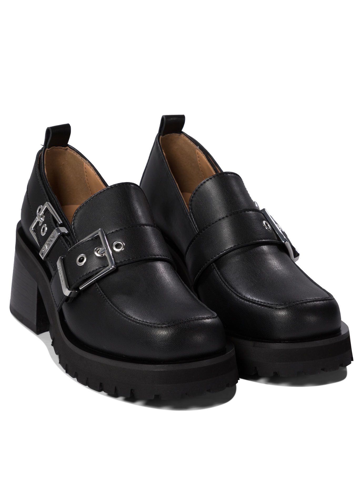Ganni Loafers With Platform And Buckle Size US 9 / IT 39 - 2 Thumbnail
