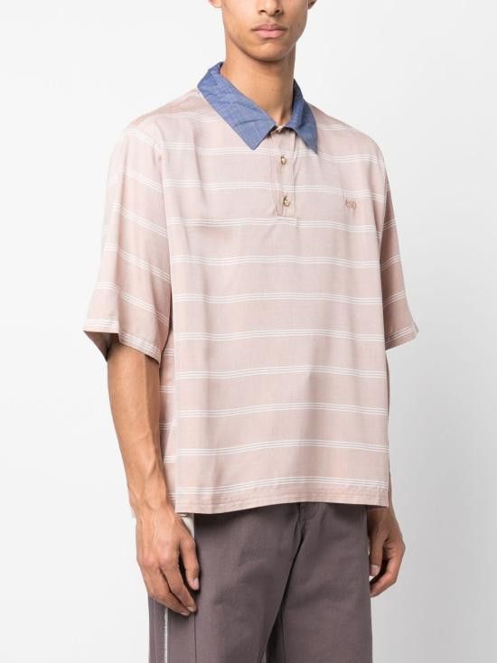 4SDESIGNS 4SDESIGNS Men T-Shirts 1360950 20 Beige Size US XL / EU 56 / 4 - 2 Thumbnail