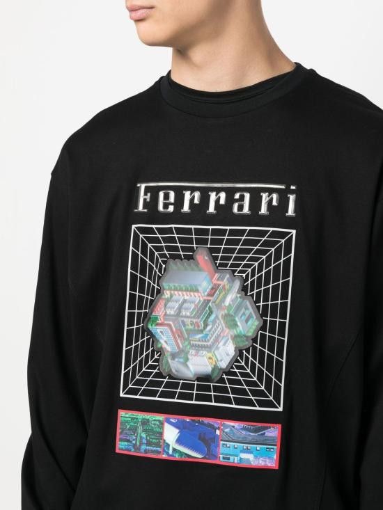 Ferrari FERRARI Men Hoodies 47622 01 Black Size US L / EU 52-54 / 3 - 4 Thumbnail