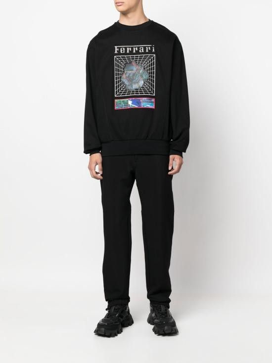 Ferrari FERRARI Men Hoodies 47622 01 Black Size US S / EU 44-46 / 1 - 2 Thumbnail
