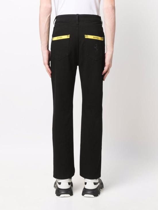 Ferrari FERRARI Men Denim Pants 46958 BULLDENIM501 Black Size US 32 / EU 48 - 4 Thumbnail