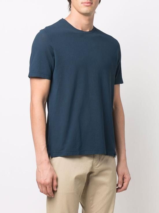 Drumohr DRUMOHR Men T-Shirts DTJ100B 790 Blue Size US XL / EU 56 / 4 - 4 Thumbnail