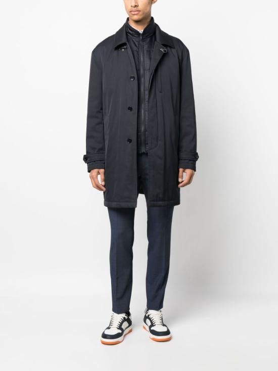 Fay FAY Men Coats NAM6447009 0UXSU809 Blue Size US XXL / EU 58 / 5 - 3 Thumbnail
