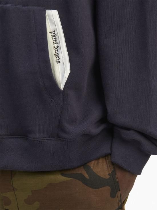 Palm Angels PALM ANGELS Men Hoodies PMBA076E23FLE001 4603 Blue Size US XL / EU 56 / 4 - 4 Thumbnail
