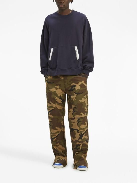 Palm Angels PALM ANGELS Men Hoodies PMBA076E23FLE001 4603 Blue Size US XL / EU 56 / 4 - 6 Thumbnail