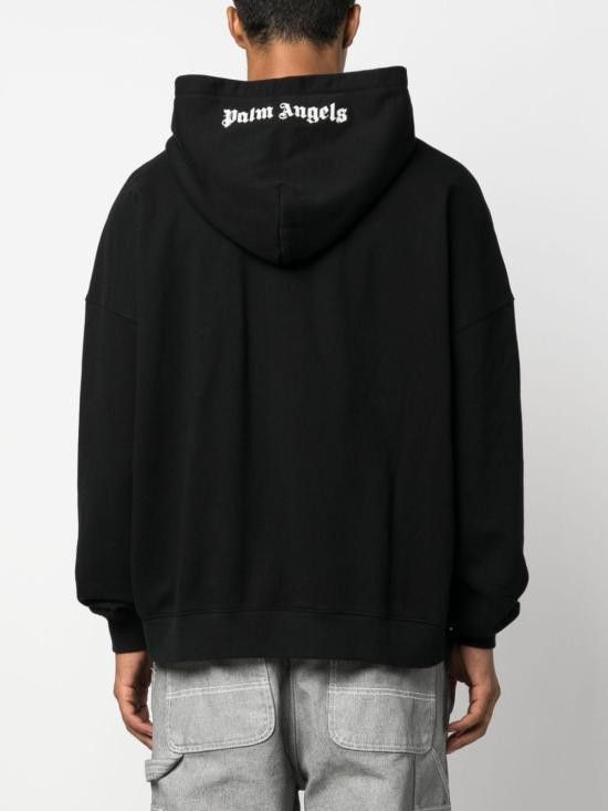 Palm Angels PALM ANGELS Men Hoodies PMBB126F23FLE001 1001 Black Size US L / EU 52-54 / 3 - 2 Thumbnail