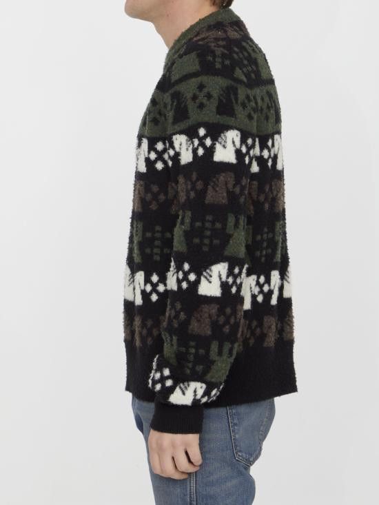 Burberry BURBERRY Men Sweater 8076893 GREEN Size US L / EU 52-54 / 3 - 3 Thumbnail