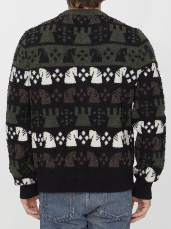 Burberry BURBERRY Men Sweater 8076893 GREEN Size US L / EU 52-54 / 3 - 4 Thumbnail