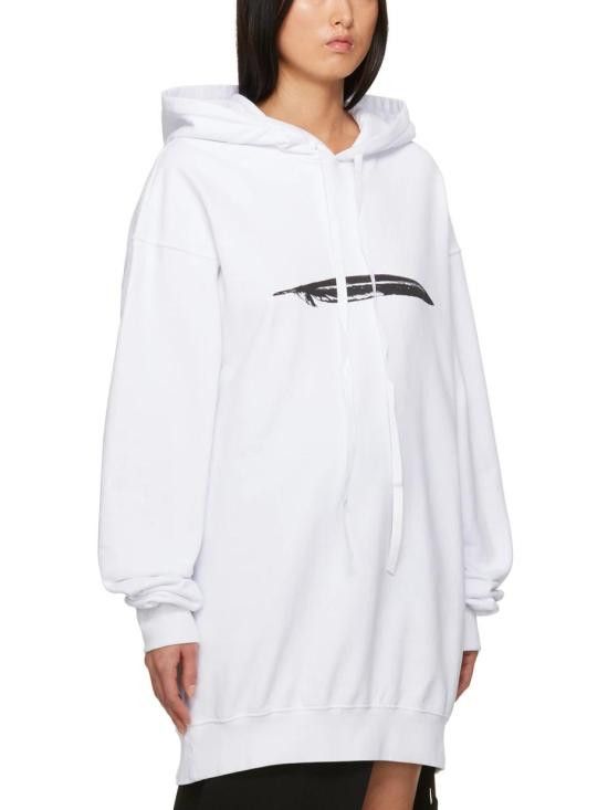 Ann Demeulemeester ANN DEMEULEMEESTER Women Hoodies B0011473FA185 WHITE Size XS / US 0-2 / IT 36-38 - 4 Thumbnail