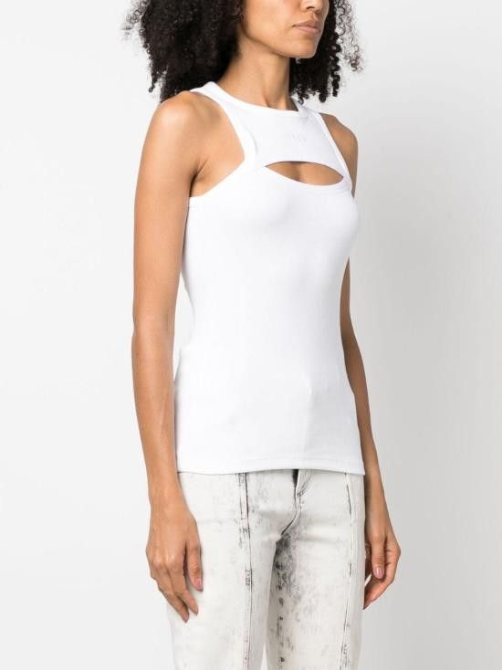 MSGM MSGM Women Tops 3541MDT82237794 01 WHITE Size XXS / US 00 / IT 34 - 3 Thumbnail