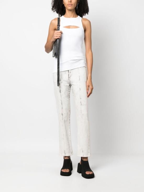 MSGM MSGM Women Tops 3541MDT82237794 01 WHITE Size XXS / US 00 / IT 34 - 2 Thumbnail