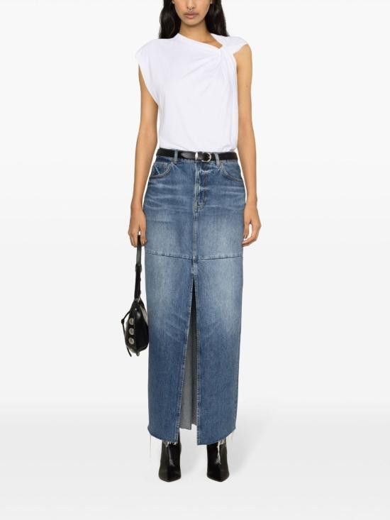 Isabel Marant ISABEL MARANT Women Tops TS0175FAA1N41I 20WH WHITE Size M / US 6-8 / IT 42-44 - 2 Thumbnail