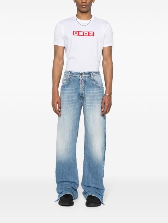 Dsquared2 DSQUARED2 Men T-Shirts S74GD1223S23009 100 WHITE Size US M / EU 48-50 / 2 - 2 Thumbnail