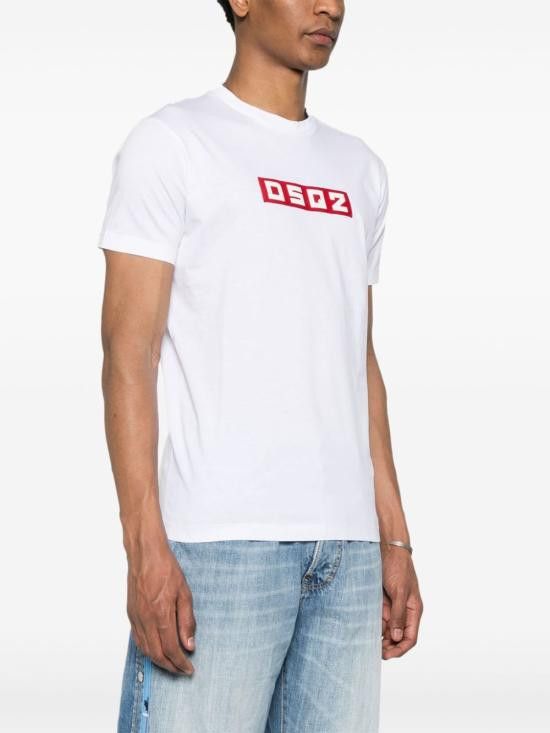 Dsquared2 DSQUARED2 Men T-Shirts S74GD1223S23009 100 WHITE Size US M / EU 48-50 / 2 - 4 Thumbnail