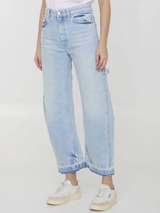 Stella McCartney STELLA MCCARTNEY Women Denim Pants 6D0243 BLUE Size 28" / US 6 / IT 42 - 2 Thumbnail