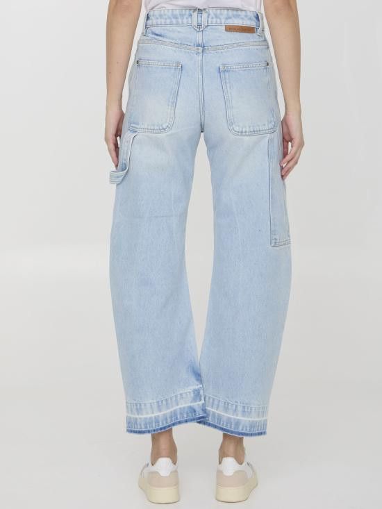 Stella McCartney STELLA MCCARTNEY Women Denim Pants 6D0243 BLUE Size 28" / US 6 / IT 42 - 4 Thumbnail