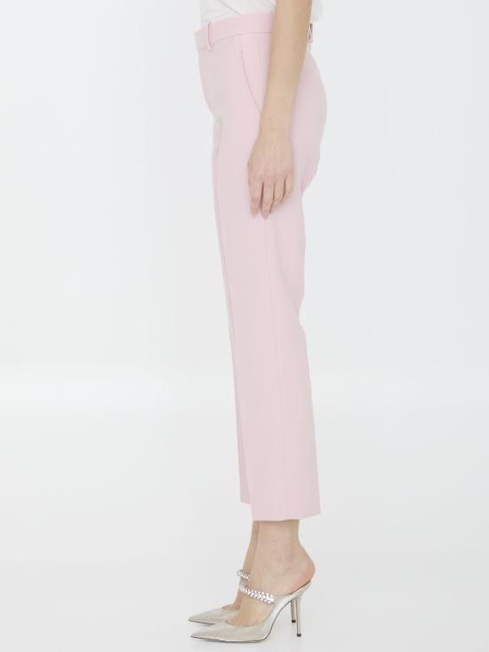 Burberry BURBERRY Women Straight Pants 8082792 PINK Size 25" / US 0 / IT 36 - 3 Thumbnail