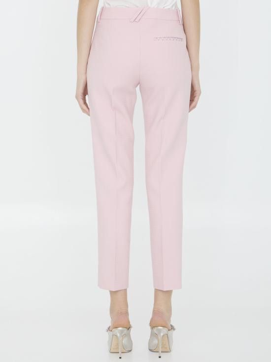 Burberry BURBERRY Women Straight Pants 8082792 PINK Size 26" / US 2 / IT 38 - 4 Thumbnail