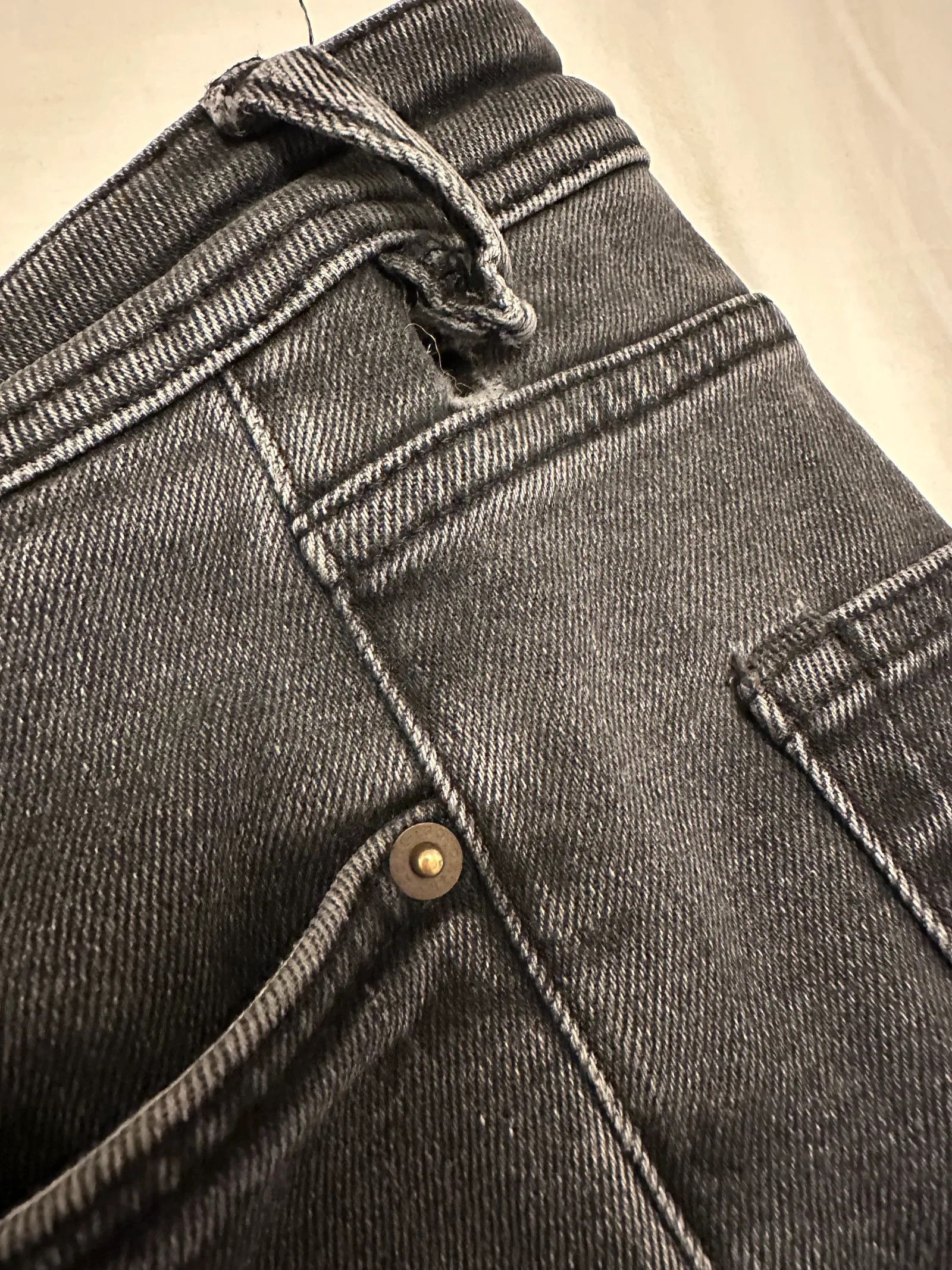 Acne Studios Acne Studios Skinny fit Peg Used blk Jeans Size 28" / US 6 / IT 42 - 4 Thumbnail