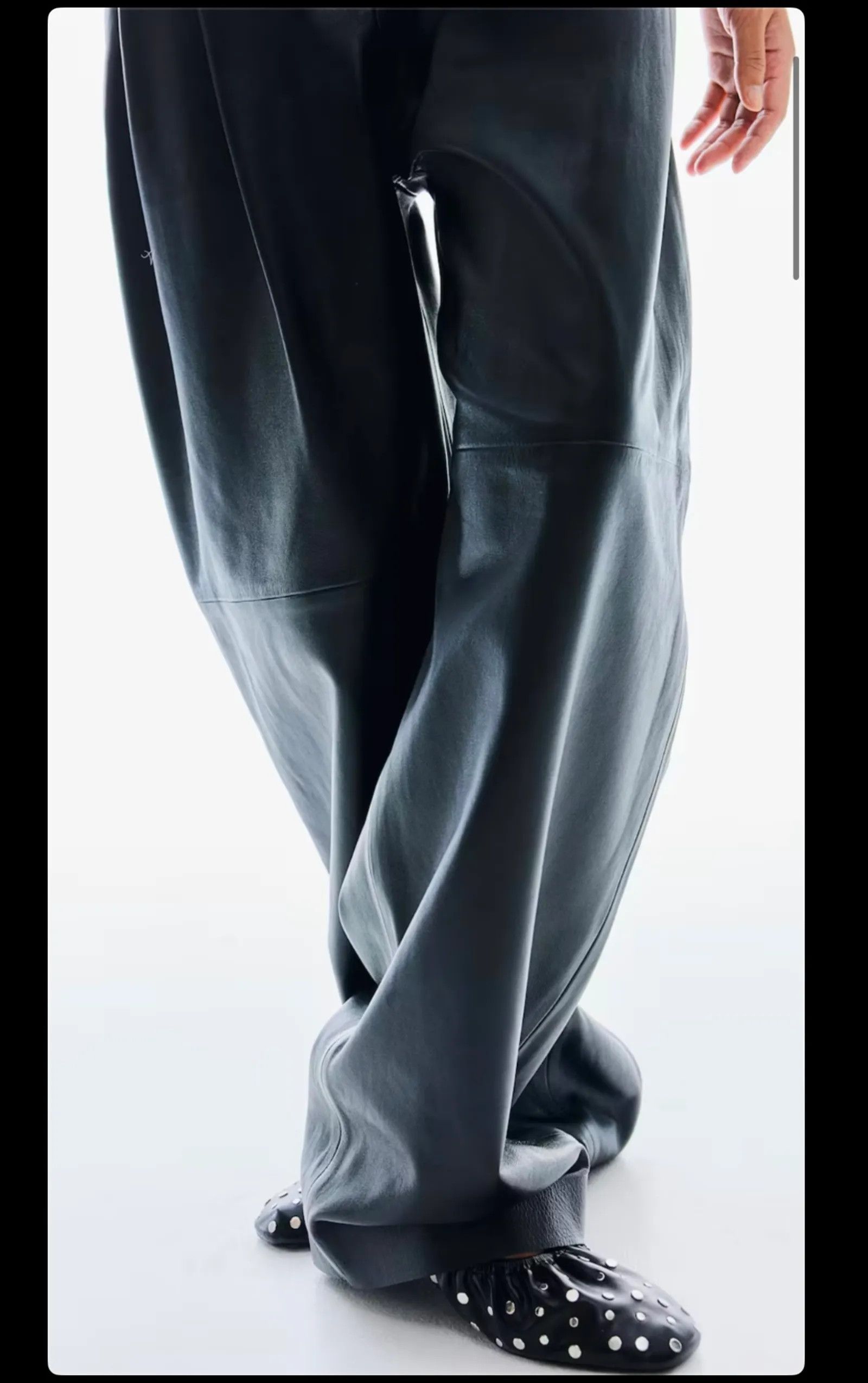 H&M H&M leather Pants Size 28" / US 6 / IT 42 - 3 Thumbnail
