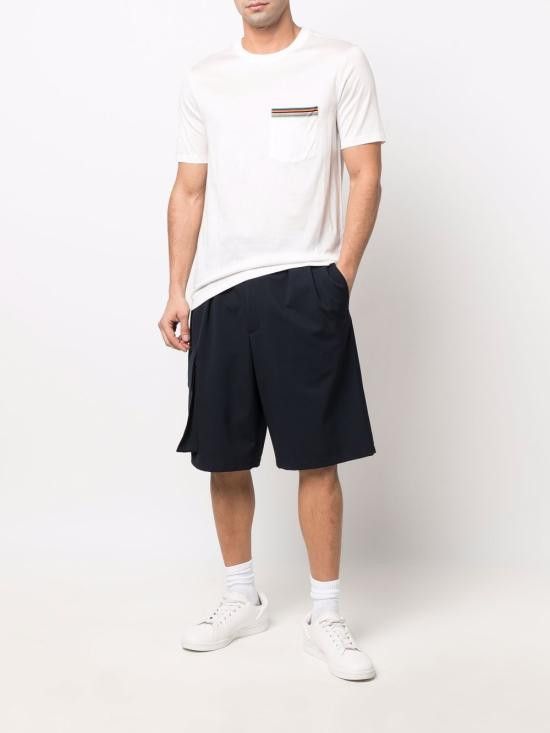 Paul Smith PAUL SMITH Men T-Shirts M1R306UH00088 01 WHITE Size US XL / EU 56 / 4 - 2 Thumbnail