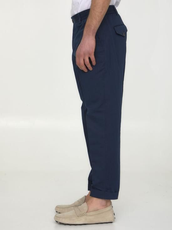 PT Torino PT TORINO Men Straight Pants CORTRBB30REW BLUE Size US 31 - 3 Thumbnail