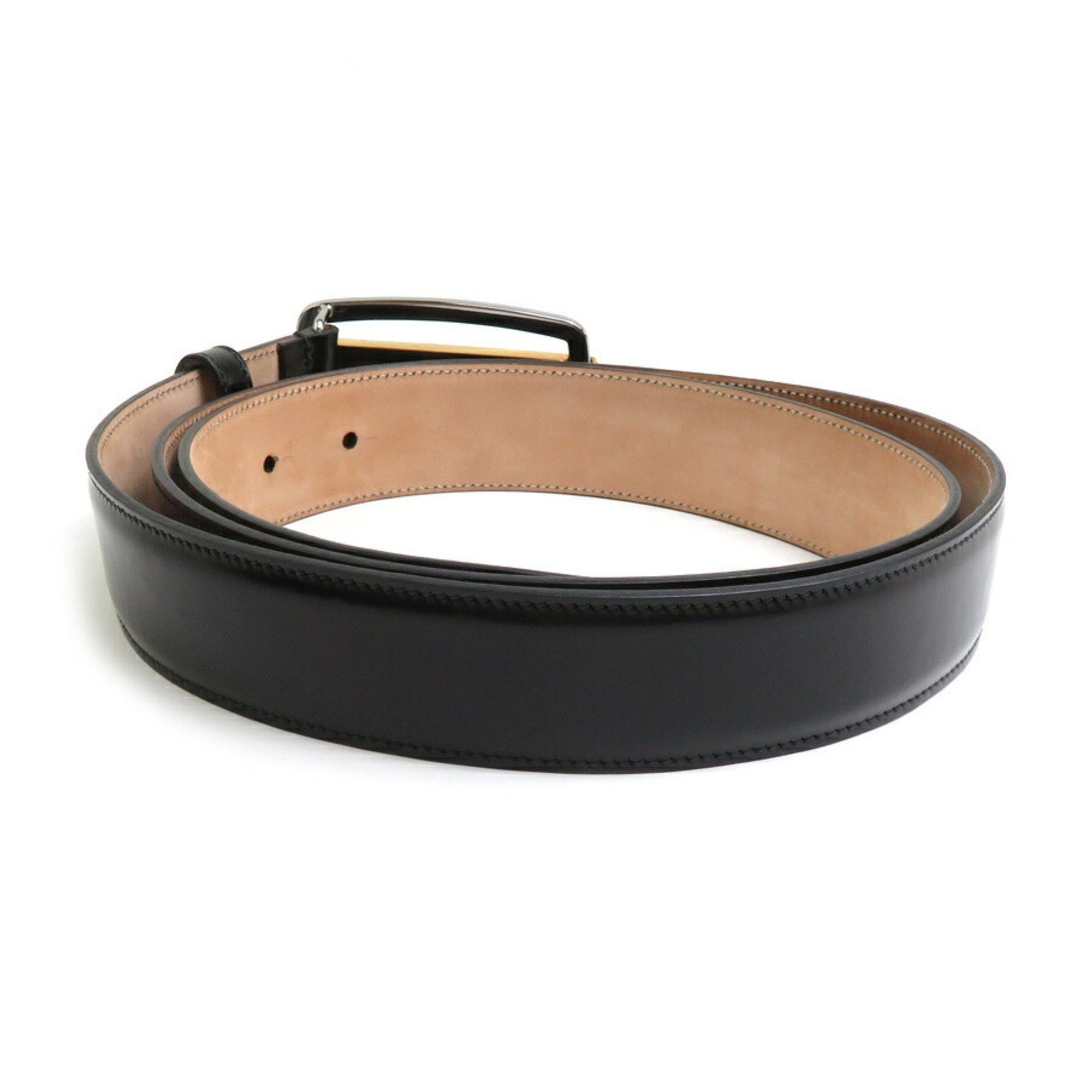 Dolce & Gabbana Dolce & Gabbana DOLCE&GABBANA Belt Leather Black Men's h30727k Size ONE SIZE - 2 Thumbnail