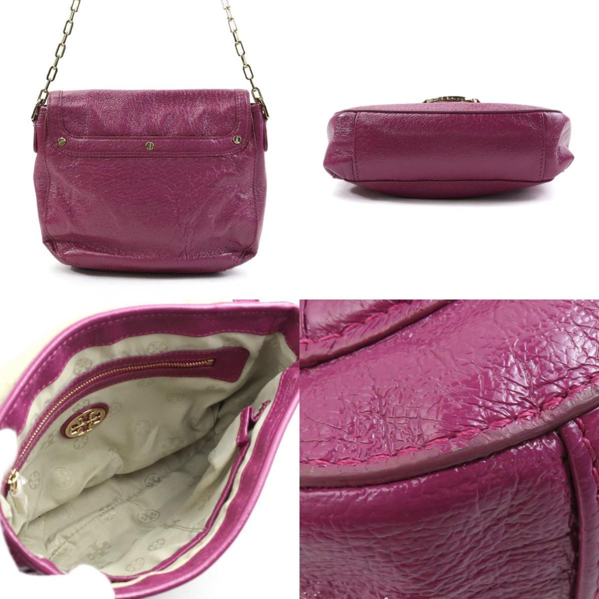 Tory Burch Tory Burch Shoulder Bag Leather Pink Purple Women's H30716K Size ONE SIZE - 3 Thumbnail