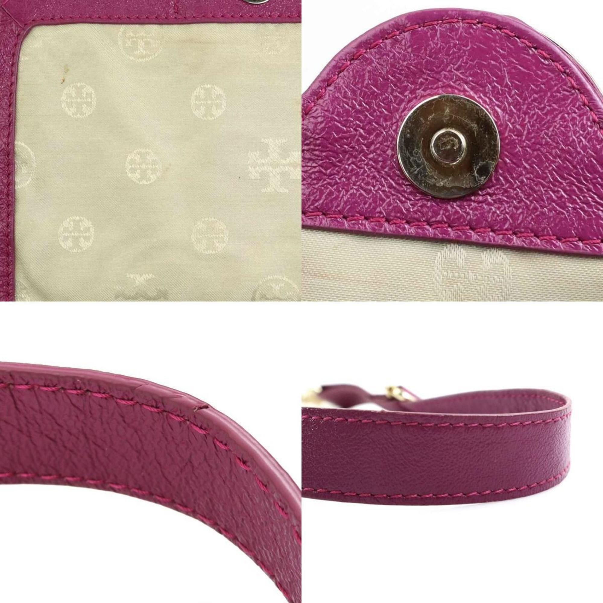 Tory Burch Tory Burch Shoulder Bag Leather Pink Purple Women's H30716K Size ONE SIZE - 4 Thumbnail
