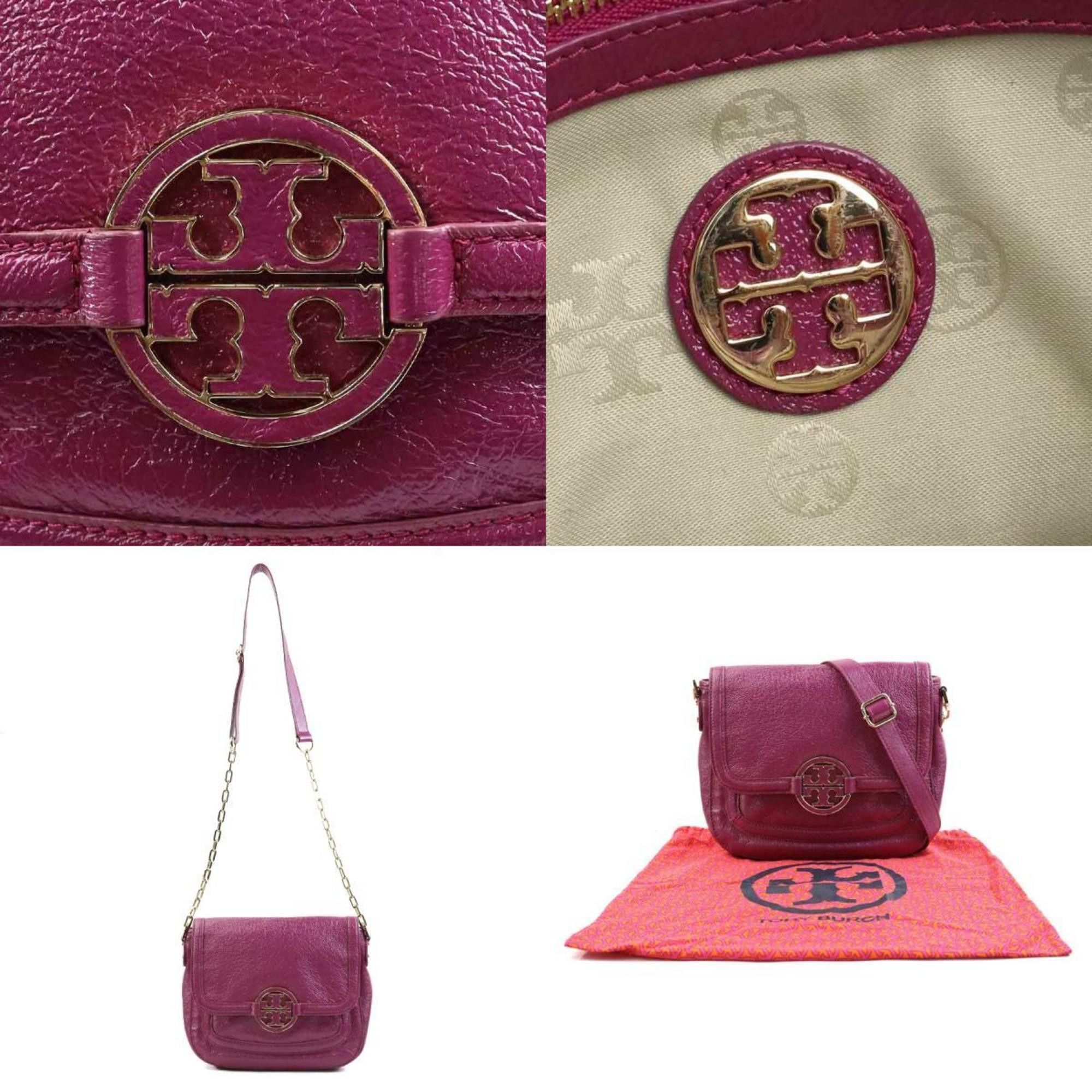Tory Burch Tory Burch Shoulder Bag Leather Pink Purple Women's H30716K Size ONE SIZE - 5 Thumbnail